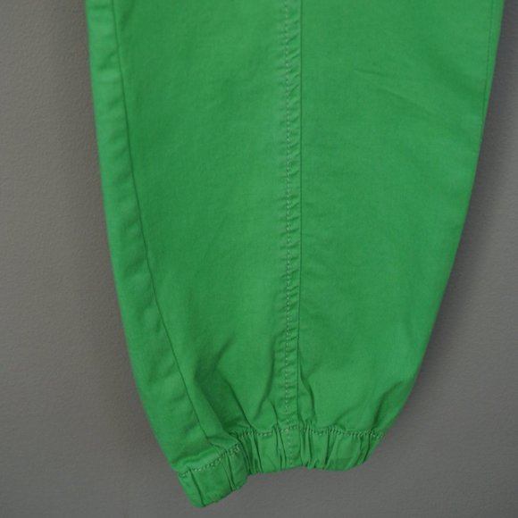 SANCTUARY Rebel Cargo Mid Rise Cropped Cotton Pants in Green Goddess size 24 NWT - Picture 9 of 16